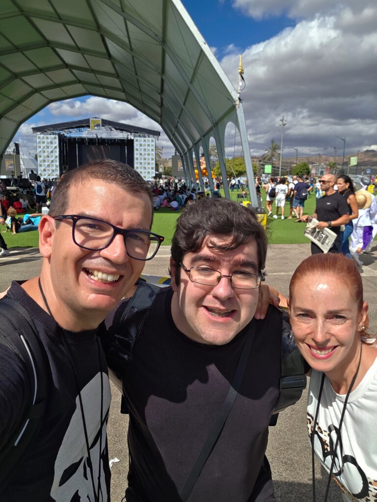 David y Gema con Kenny de Safe-Zone