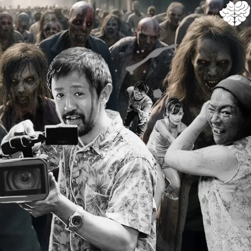 Imágenes del rodaje de la película One Cut of the Dead