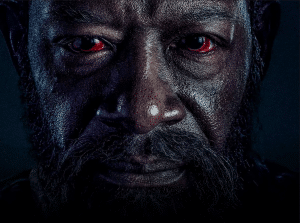 Morgan con los ojos rojos