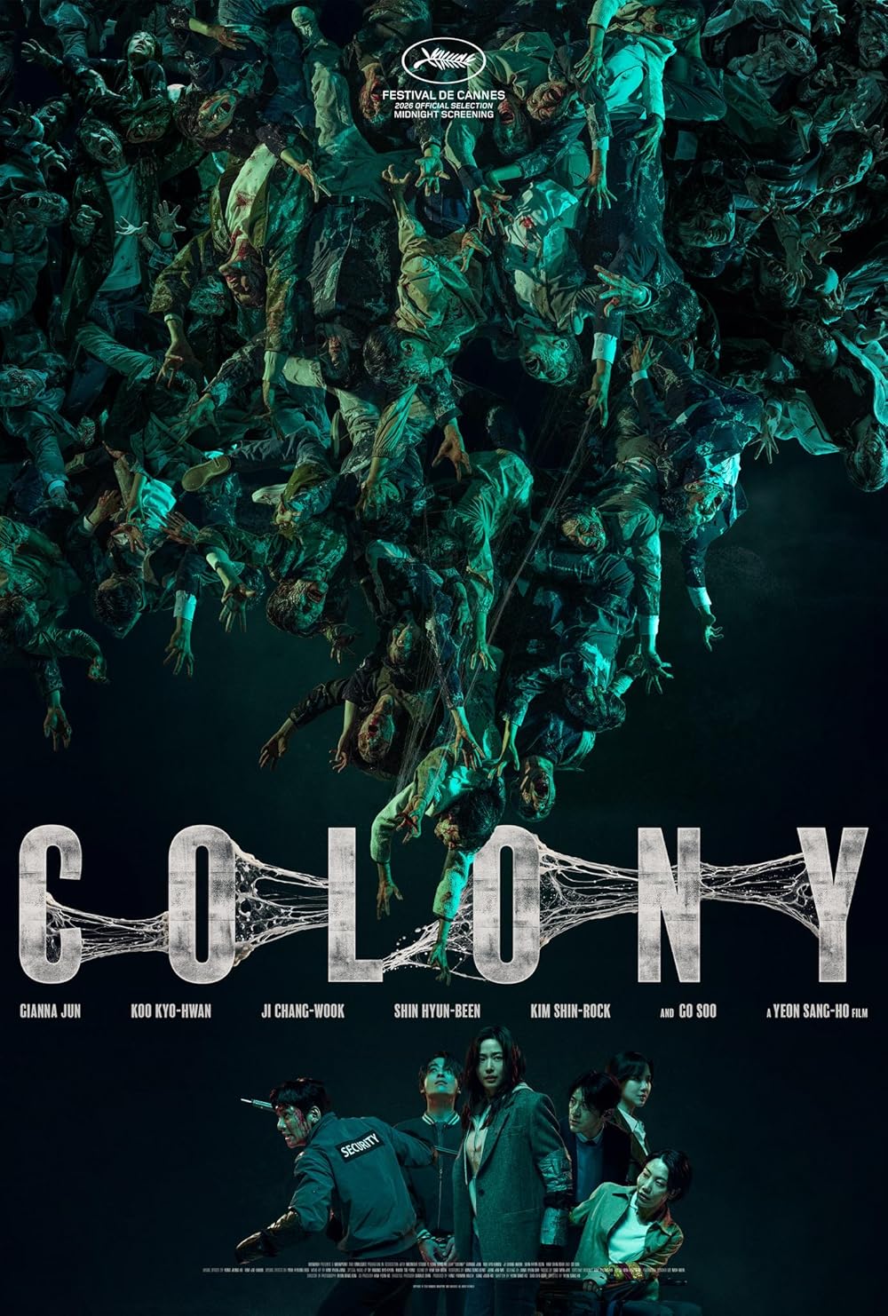 Cartel de Zona Cero (Colony), película coreana de zombies de 2026